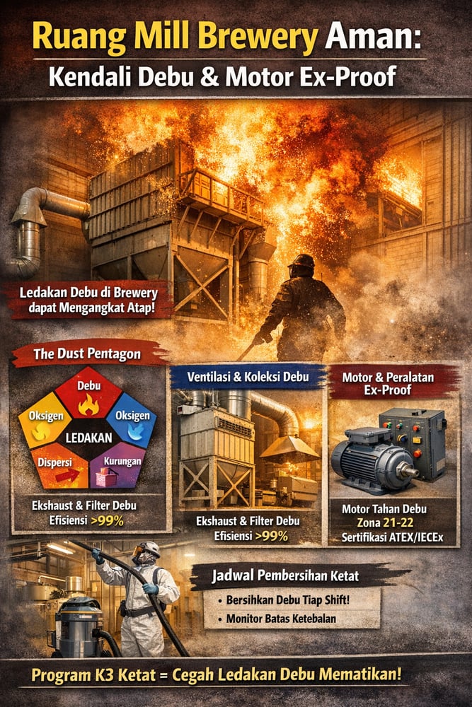 Roller Mill Brewery: Mengapa Selisih 0,1 mm Mengubah Ekstraksi