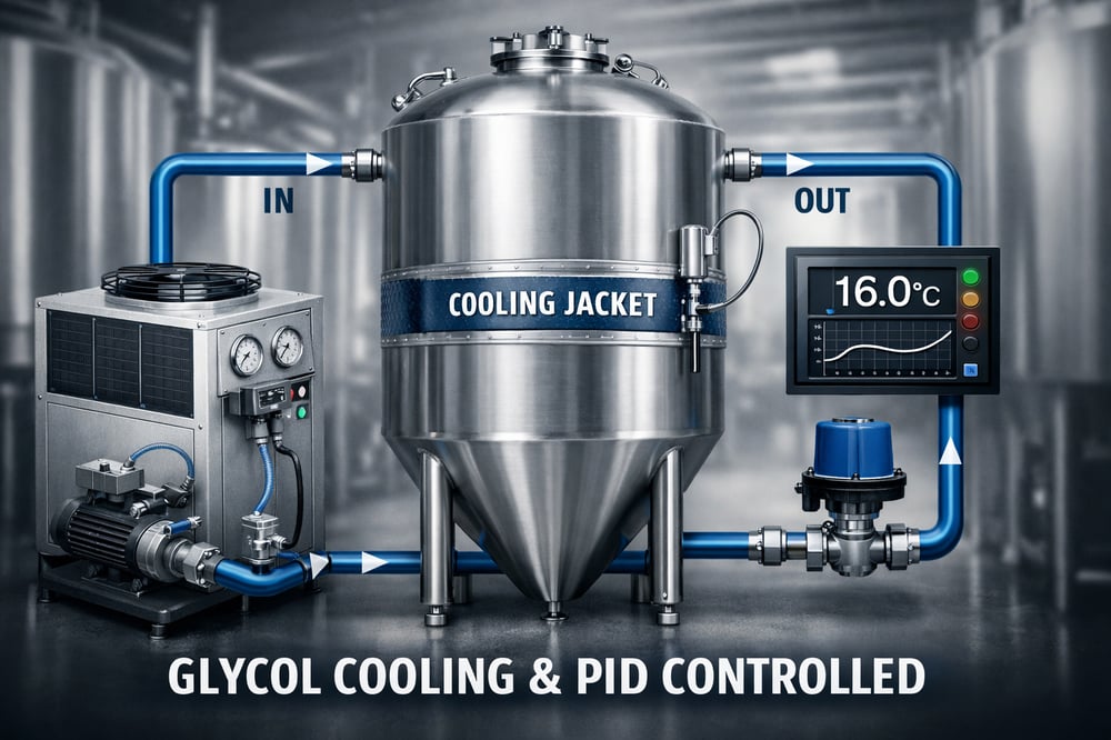 Cooling Fermenter Brewery: Glikol vs Ammonia & Kontrol PIDImage Jan 5, 2026, 09_29_31 AM