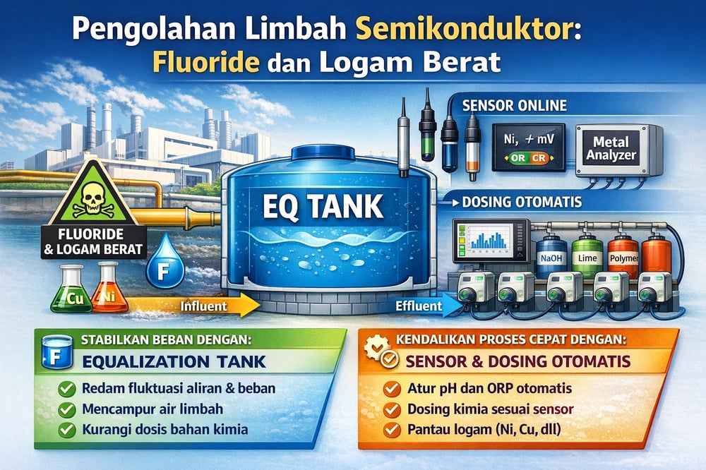 Fix Fabs Face Wild Wastewater Swings: Big EQ Tanks and Smarter Sensors