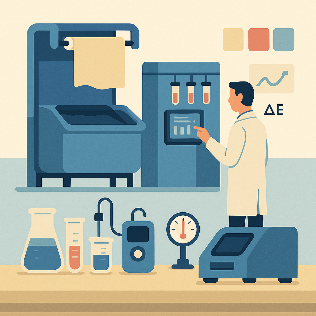 Konsistensi Warna Tekstil: Presisi Dosing, Suhu, dan pH