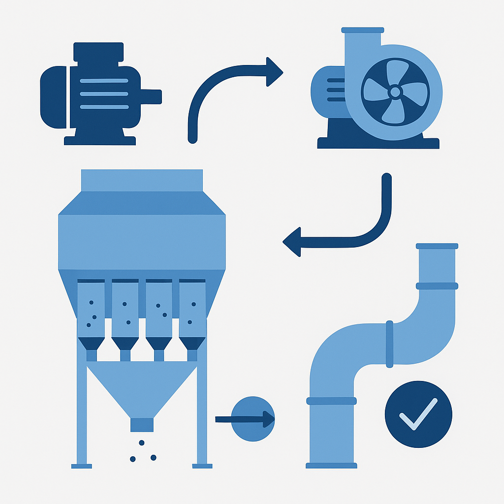 Optimasi Sistem Kolektor Debu: Cara Pabrik Semen Pangkas Konsumsi Energi Drastis