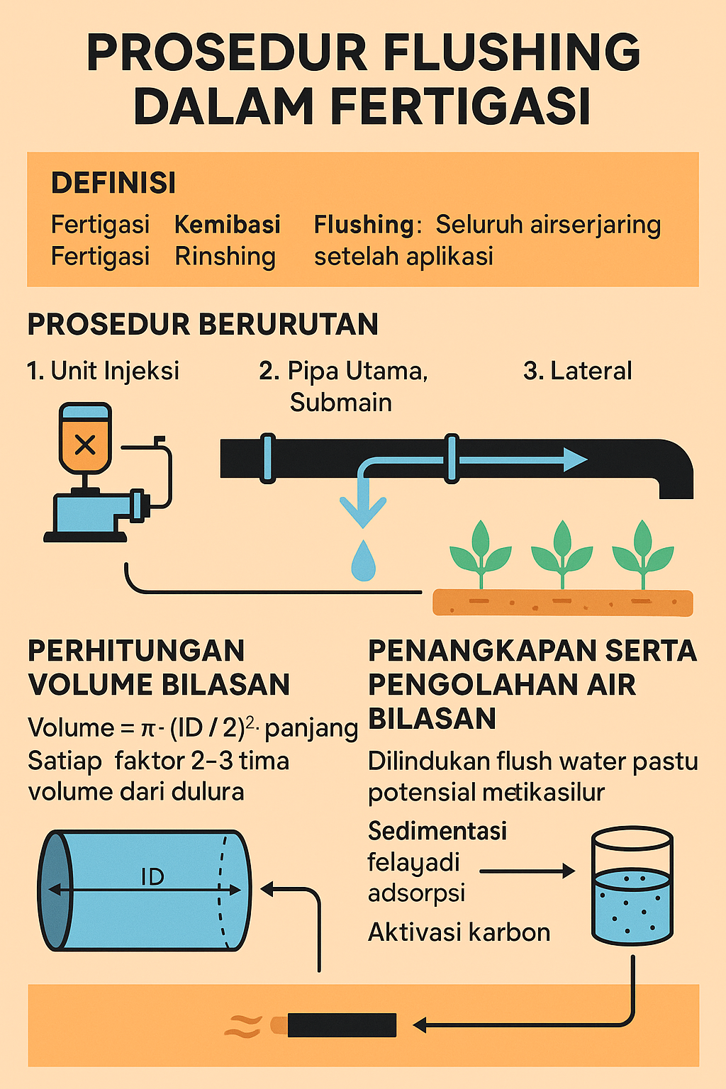 Flushing Fertigasi/Kemigas