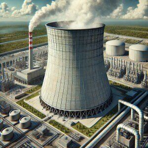 DALL·E-2024-10-02-17_41_05-A-detailed-image-of-a-cooling-tower-a-large-industrial-structure-used-in-power-plants-and-factories-for-cooling_-The-tower--1