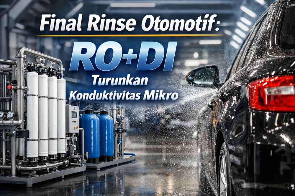 Final rinse automotive technology system