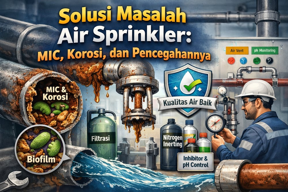 Solusi untuk masalah sprinkler air