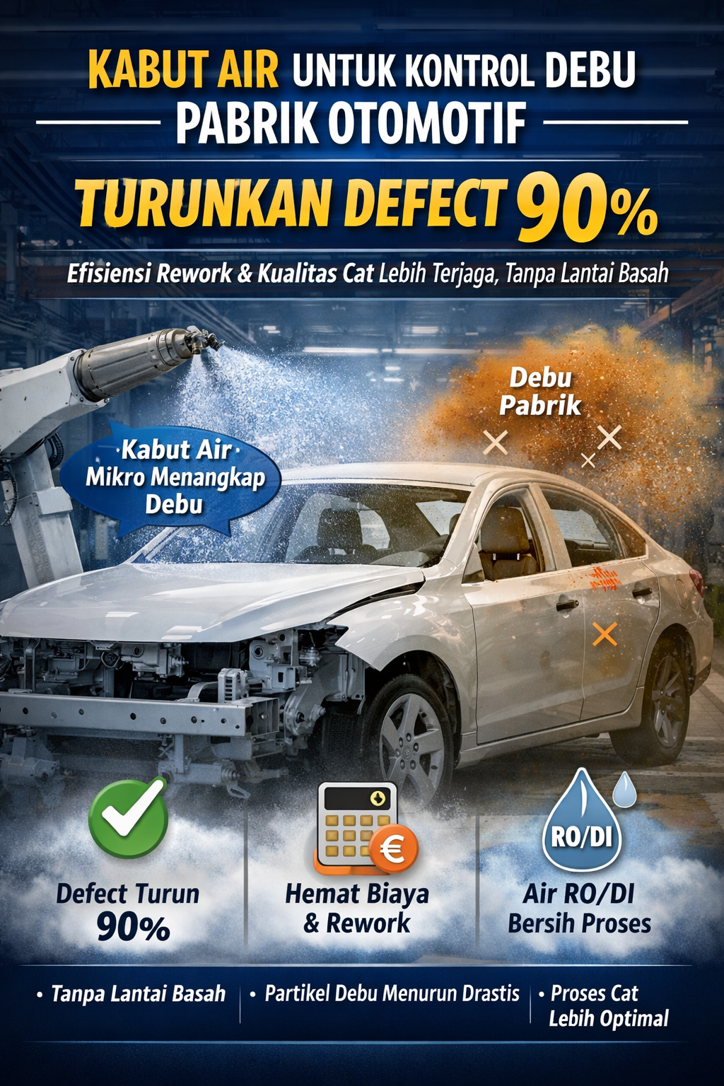Ultrafine mist is quietly fixing a loud problem on auto lines