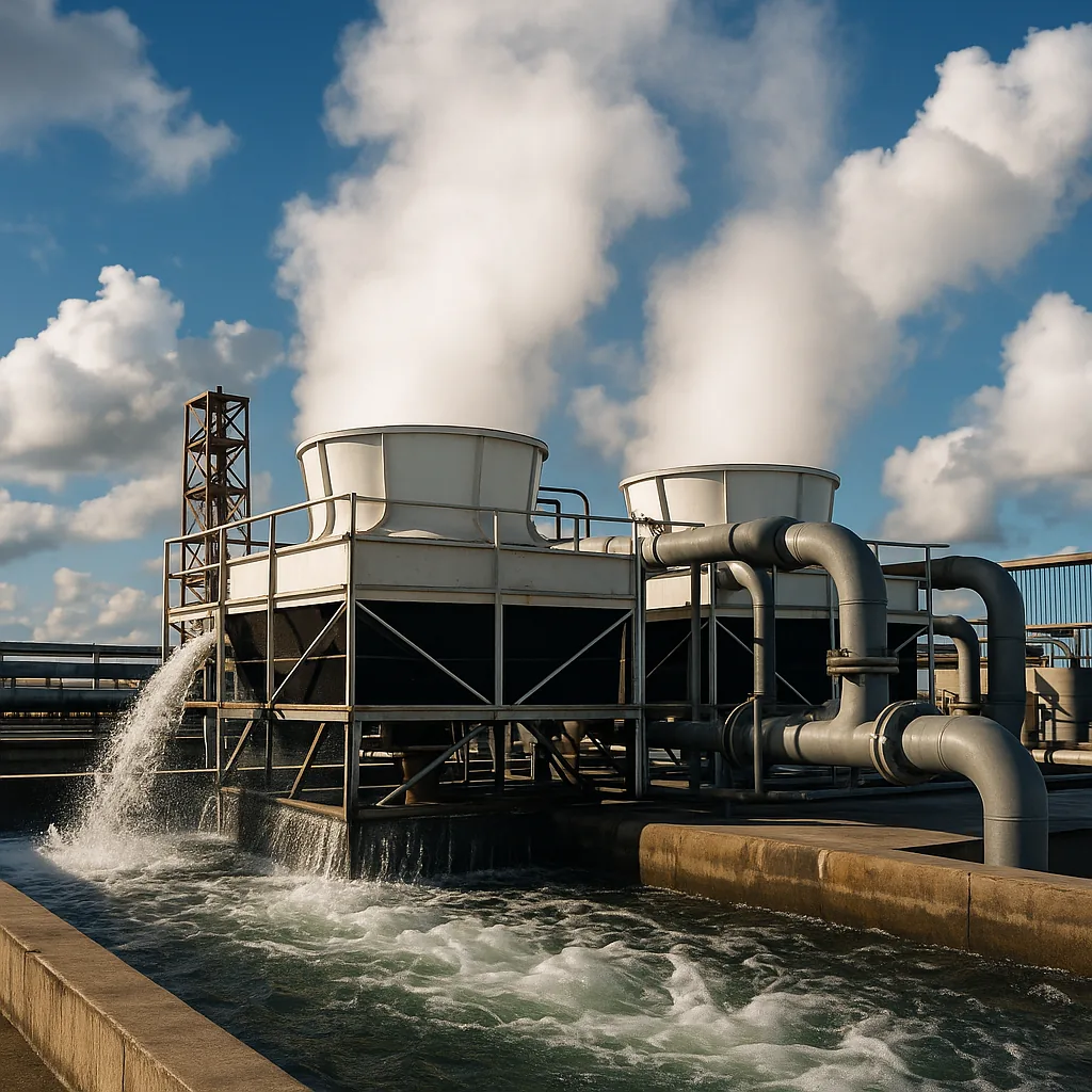Cooling tower optimization at a PVC film manufacturing plant in East Java using Hydro 424