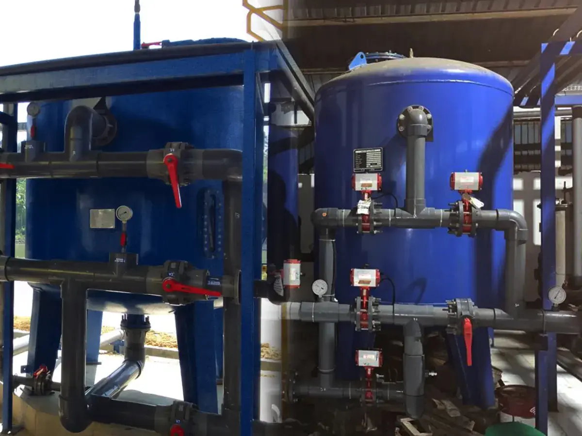 Automatic Steel Filter untuk filtrasi air industri